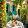 French Breakfast In The Garden Diamond Painting