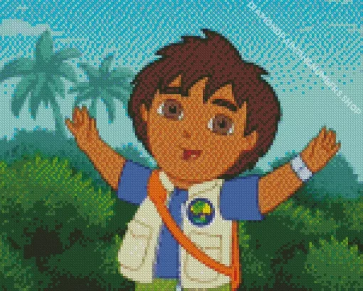 Go Diego Go Diamond Painting