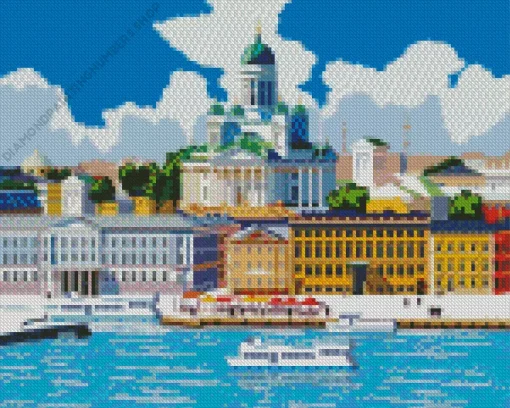 Helsinki Finland Diamond Painting