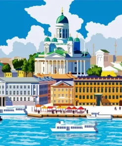 Helsinki Finland Diamond Painting