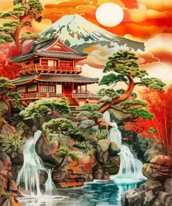Japanese Bonsai Tree Diamond Painting