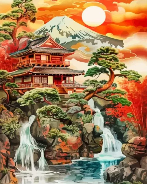Japanese Bonsai Tree Diamond Painting