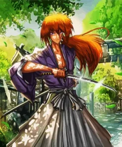 Kenshin Himura Diamond Painting