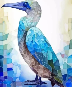 Mosaic Booby Bird Diamond Painting