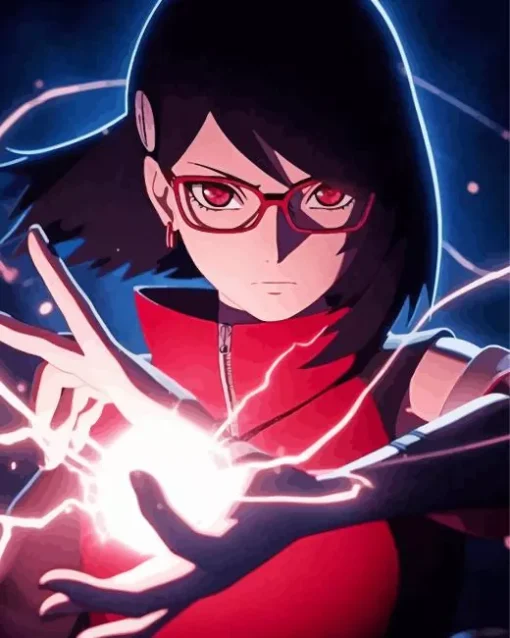 Narutopedia Sarada Uchiha Diamond Painting