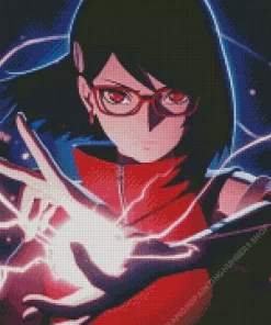 Narutopedia Sarada Uchiha Diamond Painting