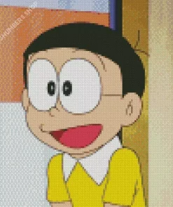 Nobi Nobita Character Diamond Painting