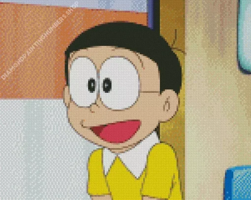 Nobi Nobita Character Diamond Painting