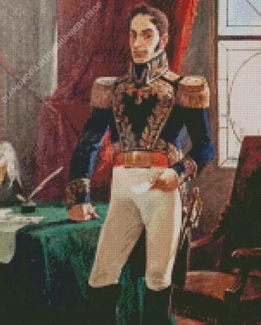 Simon Bolivar Diamond Painting