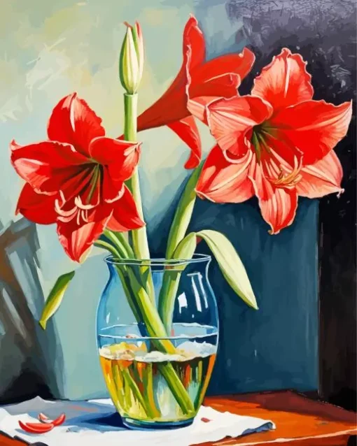 Amaryllis Art Diamond Painting