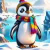 Baby Penguin Art Diamond Painting