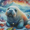 Baby Walrus Diamond Painting