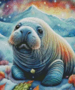 Baby Walrus Diamond Painting