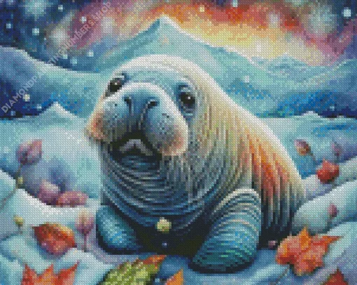 Baby Walrus Diamond Painting