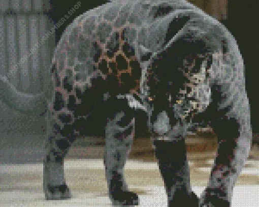 Black Panther Animal Diamond Painting