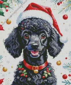 Black Poodle Diamond Painting