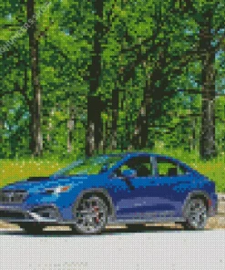 Blue Subaru WRX Diamond Painting