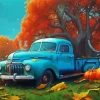 Blue Truck Diamond Painting