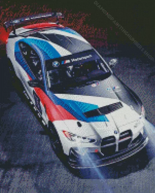 BMW Race Car Diamond Painting
