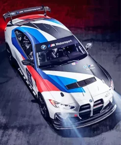 BMW Race Car Diamond Painting