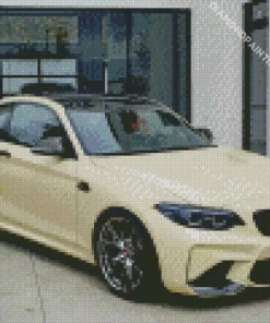 BMW Sand Color Diamond Painting