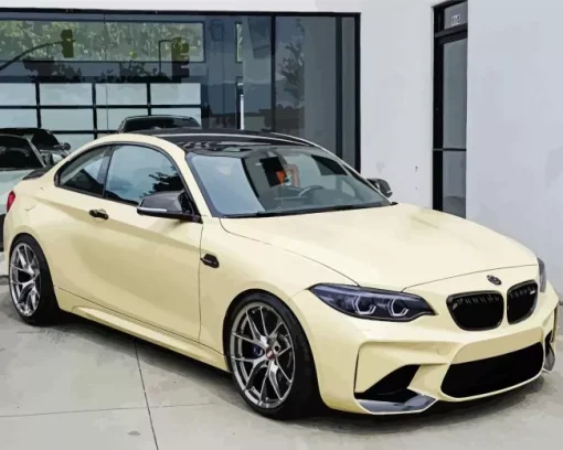 BMW Sand Color Diamond Painting
