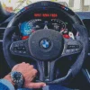 BMW Steering Wheel With Hand Diamond Painting