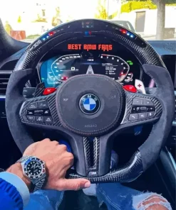 BMW Steering Wheel With Hand Diamond Painting