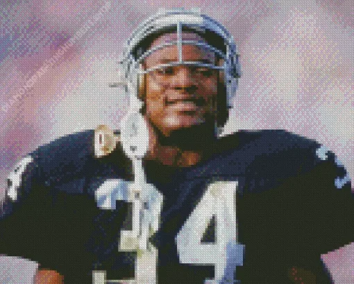 Bo Jackson Baseballer Diamond Painting