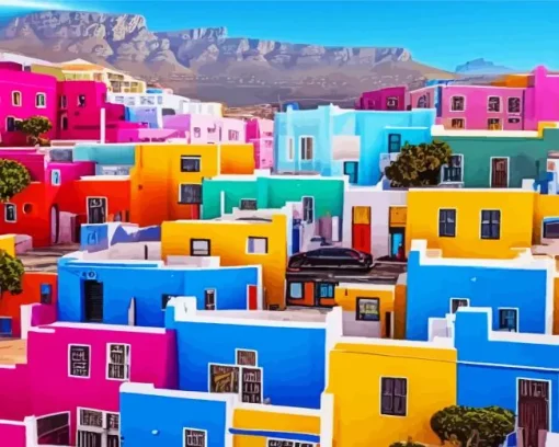 Bo Kaap Africa Diamond Painting