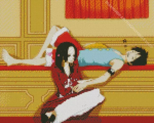 Boa Hancock And Luffy Diamond Painting