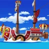 Boat From One Piece Diamond Painting