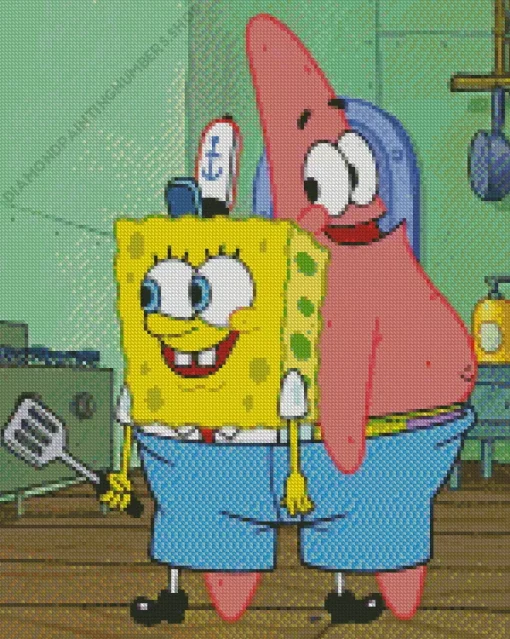 Bob and Patrick Diamond Painting