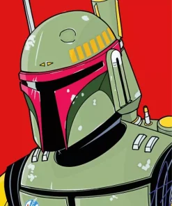 Boba Fett Illustration Diamond Painting