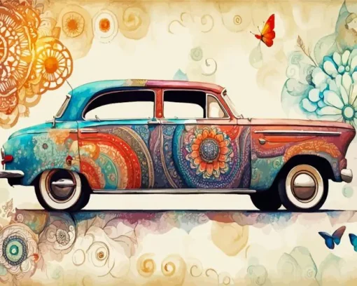 Bohemian Car Diamond Painting