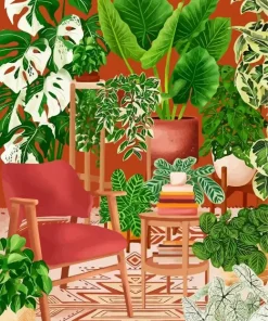 Bohemian Plant Diamond Painting
