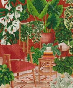 Bohemian Plant Diamond Painting