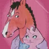 Bojack And Princess Carolyn Diamond Painting