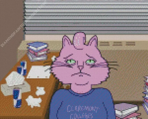 Bojack Horseman Princess Carolyn Diamond Painting
