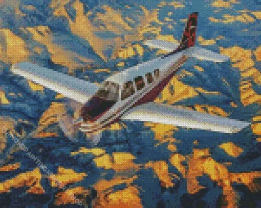 Bonanza Flying Diamond Painting