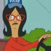 Boob Police Hat Bobs Burgers Diamond Painting