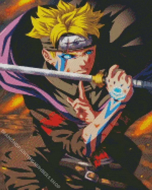 Boruto Uzumaki Diamond Painting