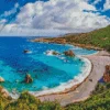 Bosa Sardinia Seascape Diamond Painting