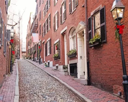 Boston Streets Diamond Painting