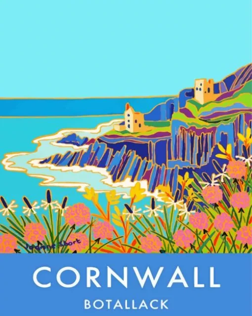 Botallack Tin Mine Poster Diamond Painting