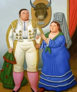 Botero Spanish Couple Diamond Painting