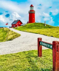 Bovbjerg Lighthouse Diamond Painting