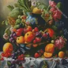 Bowl Of Fruit Still Life Diamond Painting