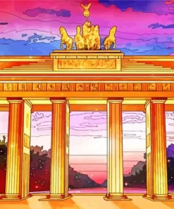 Brandenburg Gate Art Diamond Painting