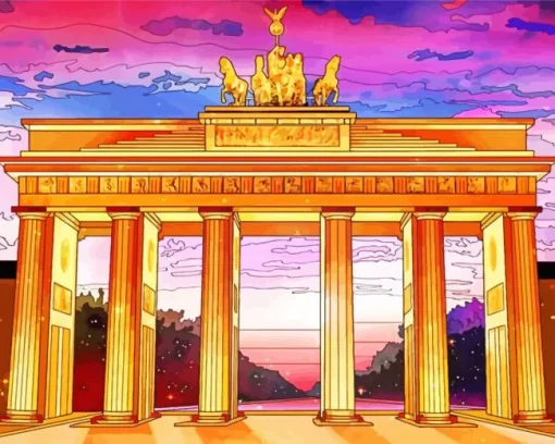 Brandenburg Gate Art Diamond Painting